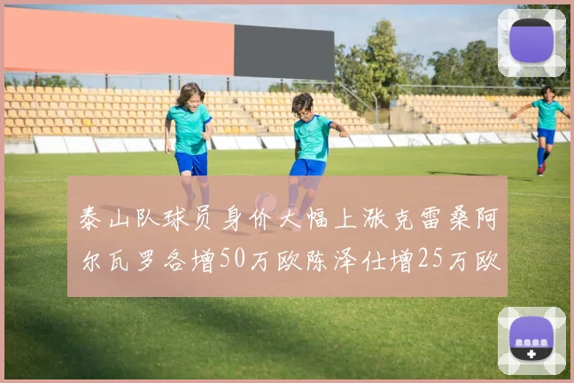 泰山队球员身价大幅上涨克雷桑阿尔瓦罗各增50万欧陈泽仕增25万欧